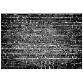 YYNXSY Gray Brick Retro Plastic Brick Wall Background - Decorative Fabric Wall Cover - 6X4FT YY-13