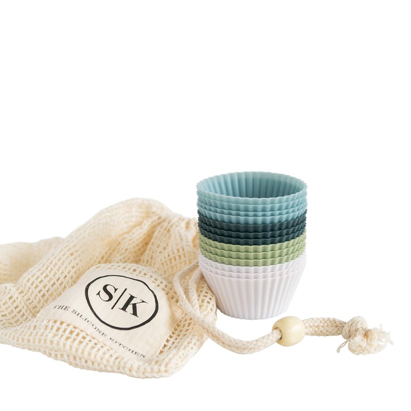 The Silicone Kitchen Reusable Silicone Baking Cup Silicone Muffin Liners
