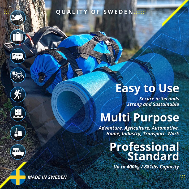 Fasty Lashing Strap - Motorcycle Tie Down Ratchets Heavy Duty