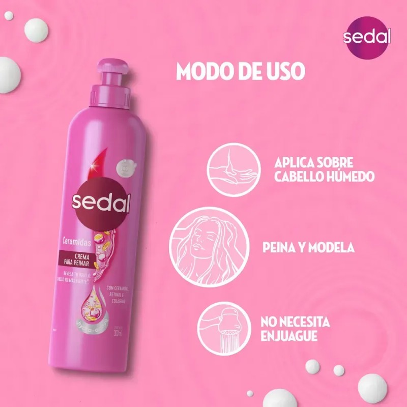 Crema para Peinar Sedal Ceramidas 300 ml