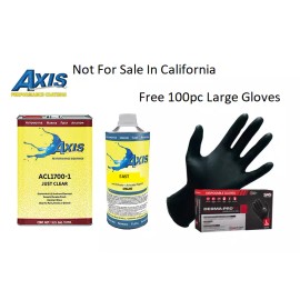 AXIS Clear Coat 2K Acrylic Urethane 4:1 Gallon Clearcoat Fast Kit AXIS