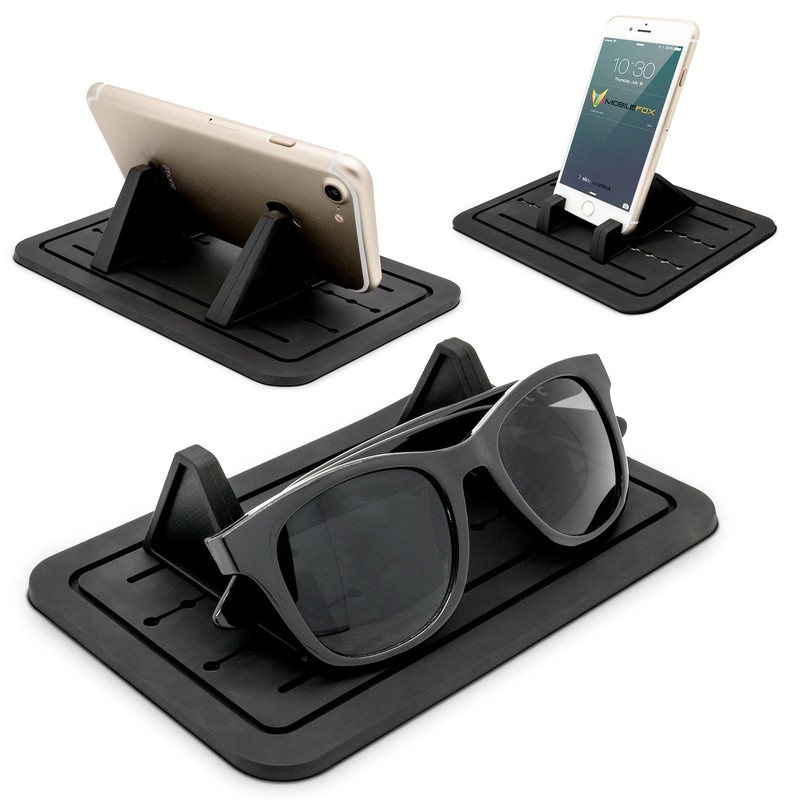 mobilefox® Car Non-Slip Mat Pad Silicon Holder Dashboard Stand for