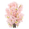 Starhaus Cerezo Planta Artificial Flores Rosas 120cm Con Maceta