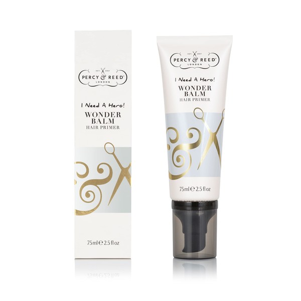 Percy & Reed I Need A Hero! Wonder Balm Hair Primer - Fights Frizz & Improves Shine - Works for Women of All Hair Types - 75 ml