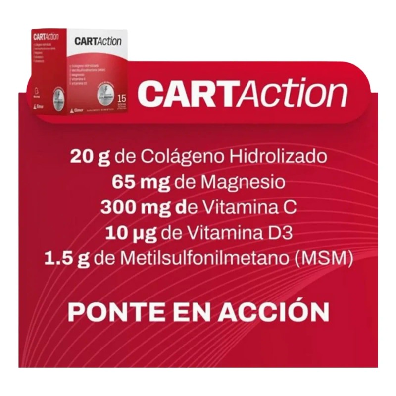 Suplemento Alimenticio Elmor Cartaction Caja Sobres