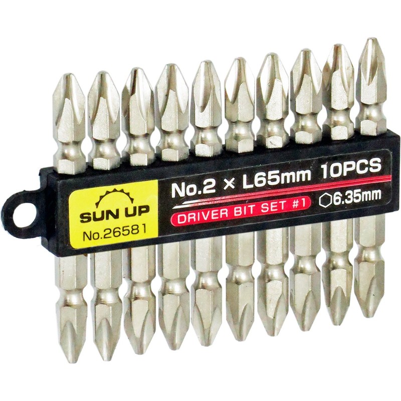 SUN UP Driver Bit Set + No.2 x 65 10