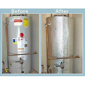60 Gallon Tank NASATEK Reflective Foam Core Water Heater Jacket Insulation Kit