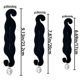 6 PCS Pearl Hair Bun Makers Magic Sponge Hair Foam Twister Lazy Curler Clips French Hairstyle Easy Doughnut Styling DIY Bands Ponytail Hair Bun Maker Tool Styling Tool Accessories for Women Girls