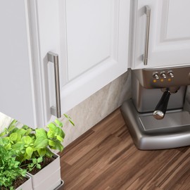 Richelieu BP527180195 Avellino Collection Brushed Nickel Cabinet Handle 7 1/16 inch (180 mm) Center to Center Cabinet Bar Pull, Modern Drawer Pull for Kitchen, Bathroom, and Dresser, 1 Pack