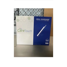 Care Touch 10ml Oral Dispensers with Cover - 100 Syringes *No needles Caretouch