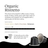 Cru Kafe Ristretto Organic Espresso Coffee Capsules (50 Pods) Compatible