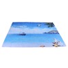 Decorative Tapestry Beach Sea Scenery Pattern Polyester Fiber Hanging Carpet
