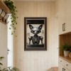 12x18 Wood Grain and Gold Frame for "Home is Your