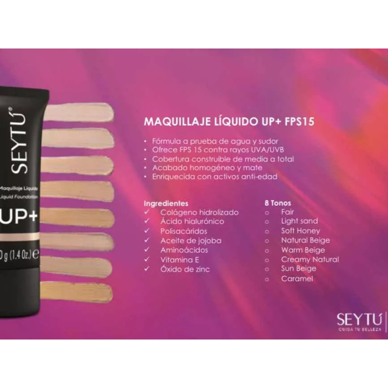 Nutricosmética Seytú Dúo Maquillaje A Prueba De Agua