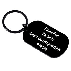 XPENMULBOJA Don't do stupid sh t for Son Gift for Son from Mom Stocking Stuffers Don't Do Stupid sh t for Son Daughter from Mom Funny Graduation Birthday Gift for Teen Boys Girls Christmas