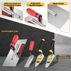 FACULX 4 PCS Masonry Hand Tool Set,For Concrete,Drywall,Tile,and Plastering