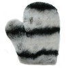 Double Sided Full Skin Rex Chinchilla Love Massage Mitten-One Piece