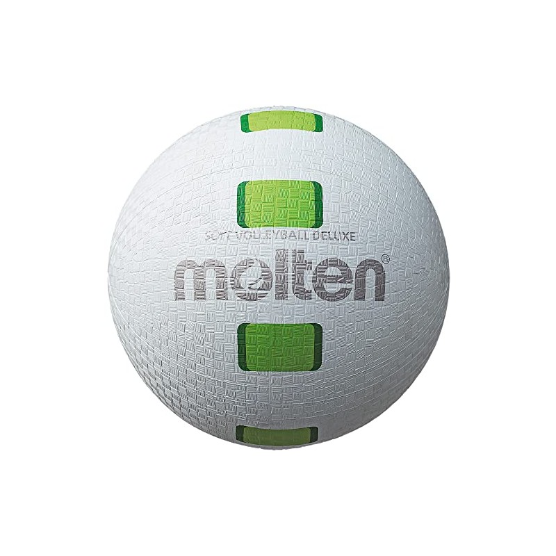 Molten Volleyball Ball S2Y1550-WG White/Green 155 g, Diameter 200 mm