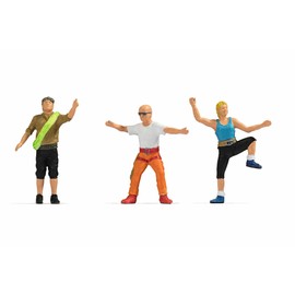 NOCH Climbers Hand Coloured Figures for Model Railway Track 0, Ideal for Crafts & Decorating