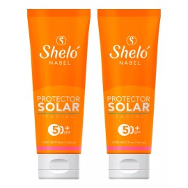 Sheló Nabel Protector Solar Facial En Crema Sin Color Fps 50 Hidratante