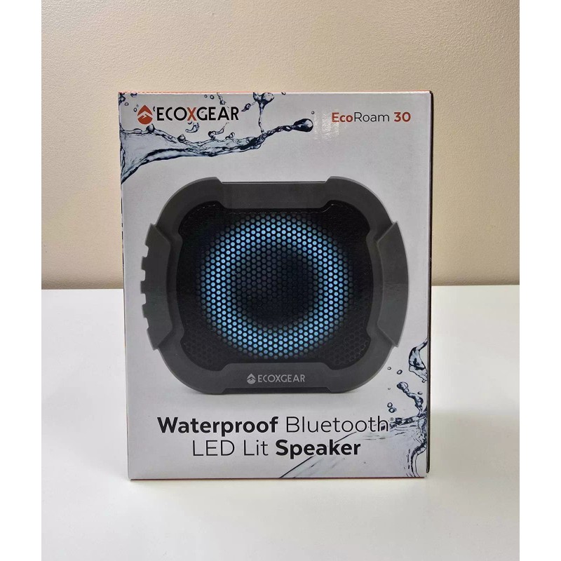 Universal ECOXGEAR EcoRoam 30 Portable Waterproof Bluetooth LED Lit Speaker