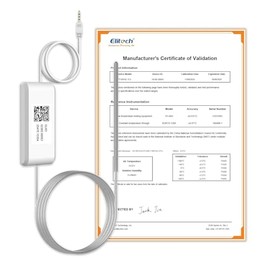 Elitech Ultra Low Temperature Sensor for RCW-360Pro with Temperature Range from -200 to 150°C - 3 Meters External Sensor for Precise Measurements