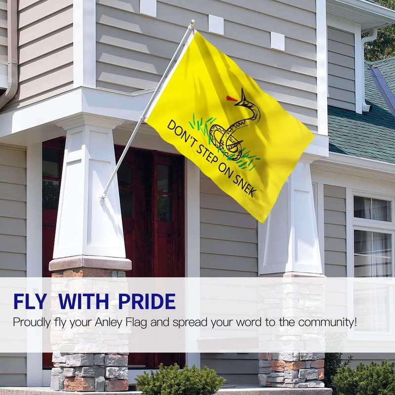 Anley Fly Breeze 3x5 Foot Don't Step on Snek Flag