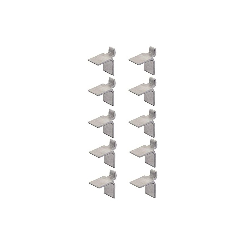 cyclingcolors 10x Shelf Support pins Strip pegs Aluminium Alloy Silver