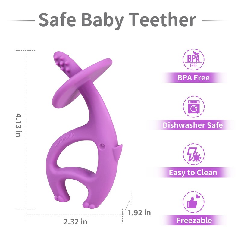 Mombella Baby Teething Toys for Babies 3 6 12 Months
