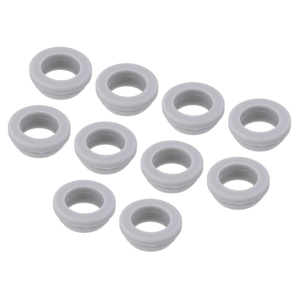 MECCANIXITY 10Pcs Snap Rubber Grommet Plug Mount Dia 19mm ID