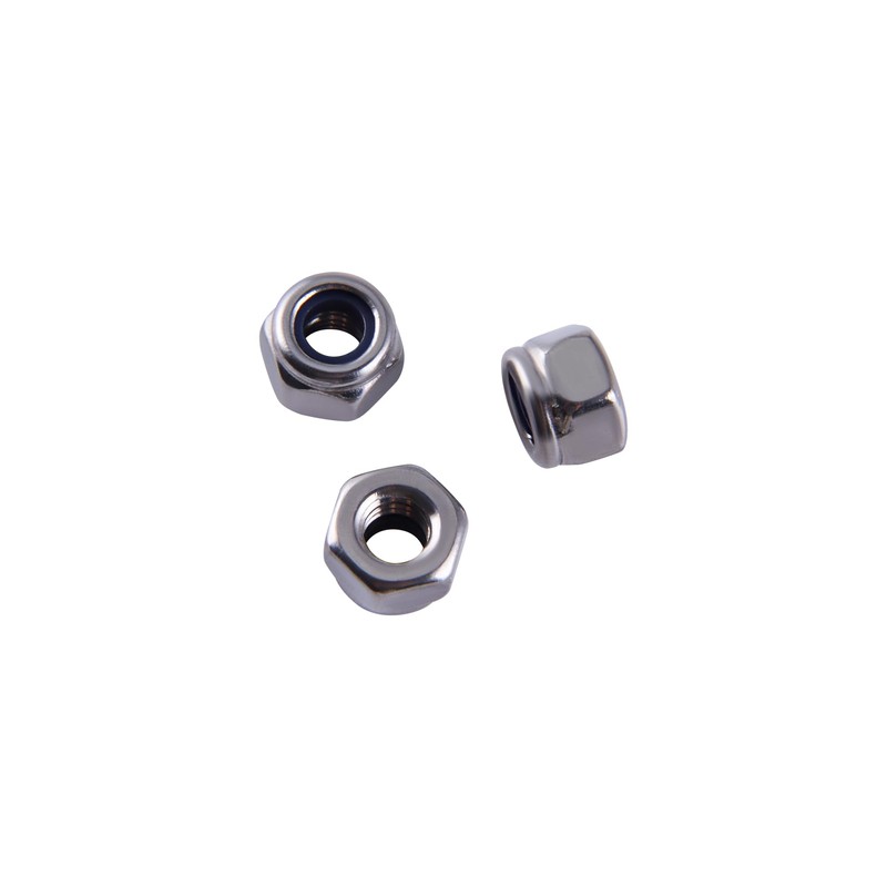 GIVIHGETI Pack of 110 Locking Nuts M4 Stainless Steel DIN