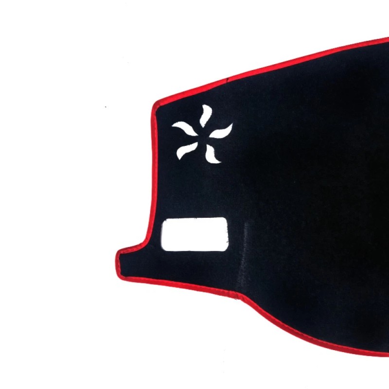 ZTT For 2018-2025 Toyota RAV4 Non-Slip Red Poly Carpet Dash