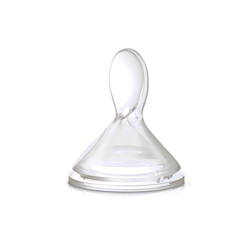 Nuby 67611-100 Accesorio Cuchara de Silicón para Biberones Natural Touch,