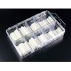 RM Beautynails 100 Tunnel Tips in a Tipbox Natural/Milky Nail
