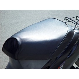 国産品 厚手合皮素材！ スーパーDio専用設計シートカバー 取り付け簡単 被せるだけの口ゴム式 ディオ(AF27/28)