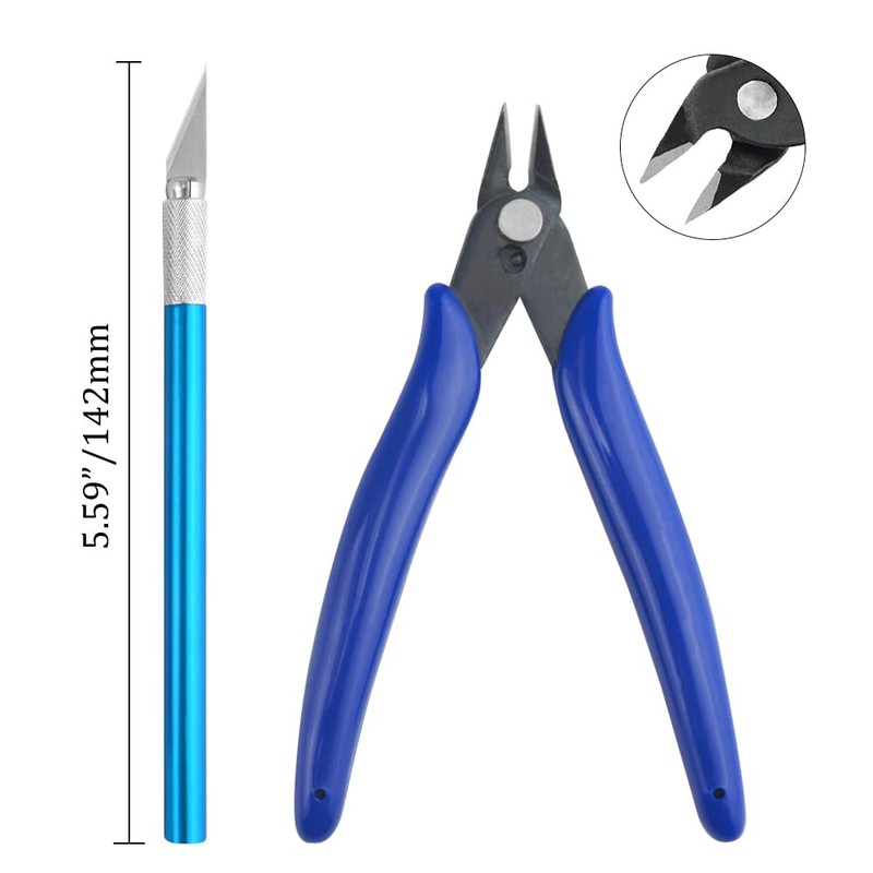 BGTXINGI 15pcs Modeler Basic Tools Craft Set Gundam Model Tools