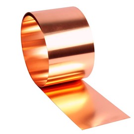 Copper Sheet Roll,Metal Foil Plate,Pure Copper Metal Sheet Foil 0.1MM*60MM*1M (0.004"*2.36"*39")