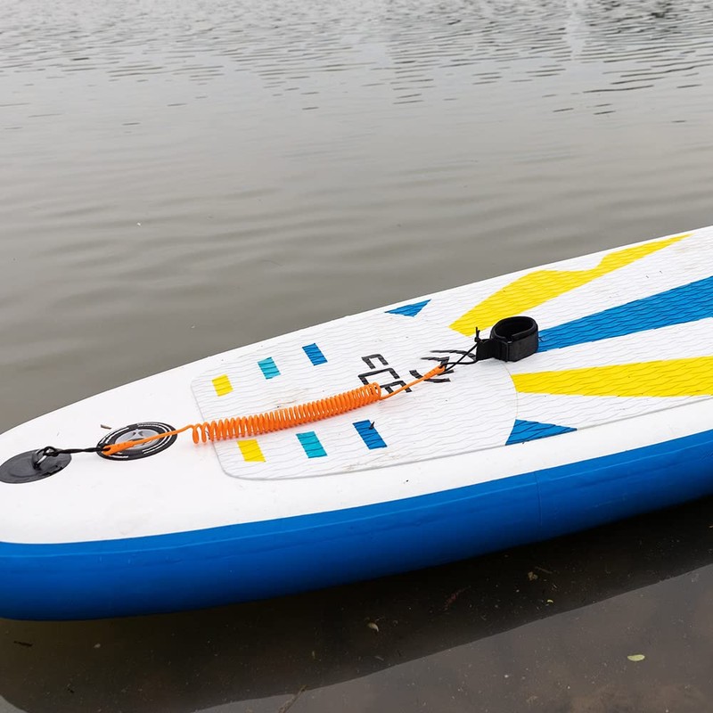 HEYTUR Coiled SUP Leash 10' Surfboard Leash Sup Leg Rope