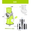 Yoozan Multifunctional Manual Vegetable Slicer, Rotary Cheese Grater with 3