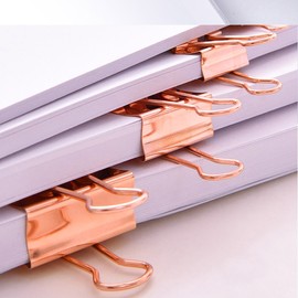 Delhi Deli rose gold double clip acrylic case scratch small 50 pieces / 델리 로즈골드 더블클립 아크릴케이스 스크래치 소형50개입