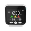 White Smart Air Quality Monitor LCD Screen WIFI CO2 Temperature