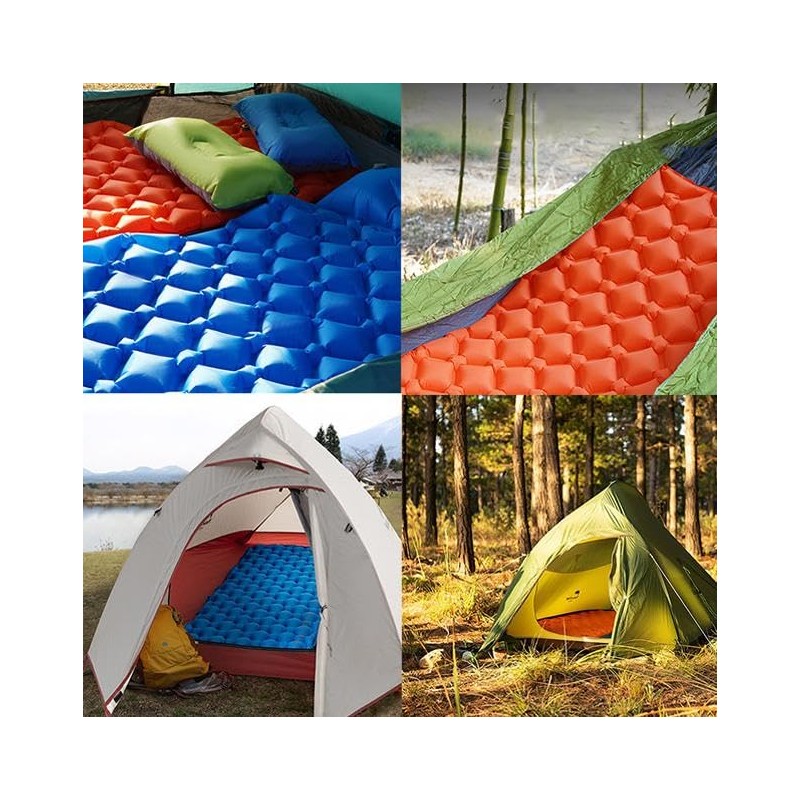 ＹＷＨＷＬＸ Camping Mat, Inflatable Sleeping Mat, Self Inflating Ultralight Sleeping