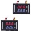 Greluma 2 x 0.28 Inch Digital Voltmeter Ammeter, DC 100