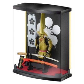 Serie de figura de samurái de Japón 21 cm (altura) x 17.52 cm (ancho) x 9.14 (profundo) con espada real (Katana), adecuado para su uso en la oficina de estudio, sala de estar, adecuada para amantes como Ninjas y Bushido.