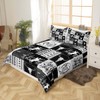 Manfei Western Cowboy Duvet Cover Set Twin Size, Bull Skull