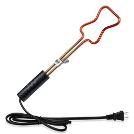 Ajiaguo Electric Charcoal Starter 600W - Premium BBQ Grilling Fireplace Coal Lighter Easy & Quick Ignite Briquettes |No Sparks or Flames | 304 Stainless Steel Coils Elements 5ft Long Cable (CB 2)