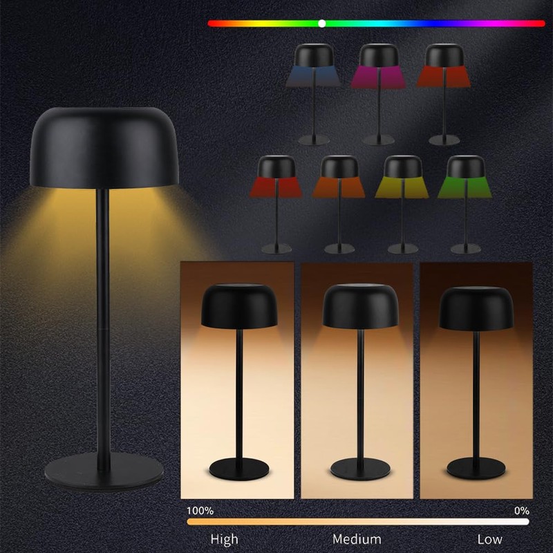 FOGARI Wireless Mini Table Lamp (Black)