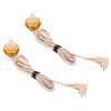 2 Set BTE Sound Aid 3 Pin Cable Wire Clearer