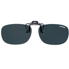 MEIGAN 9324-02 Meigan Sunglasses, Clip-on Keeper, Flip-up, UV Protection & Glare Prevention, Polarized Lens, For Driving, Smoke, Round M, Made in Japan