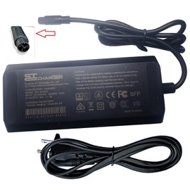 UL Listed 48V-54.6V 2A Battery Charger Compatible with DENAGO Commute 1 HIGH Step EBIKE 48VDC 2.0A 54.6VDC Power Supply Cable Cord